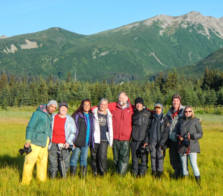 Grizzly Bear Photography Workshop Attendees.