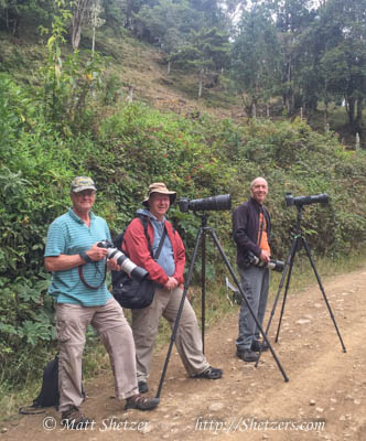 On the trail to photograph the beautiful Resplendent quetzal