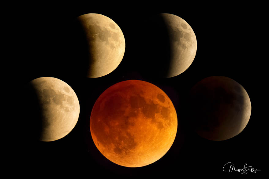 Blood Moon During Full Lunar Eclipse