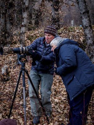 Matt and Nancy working on some new techniques.  Manual exposure and back button focus.