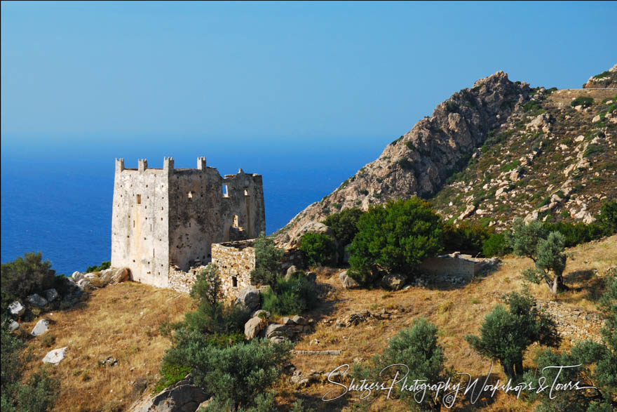 Architectural ruins dot the coasts of Greece