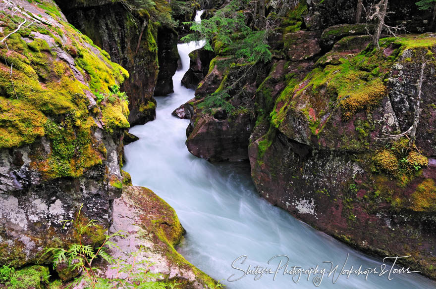 Avalanche Gorge Flowing Water