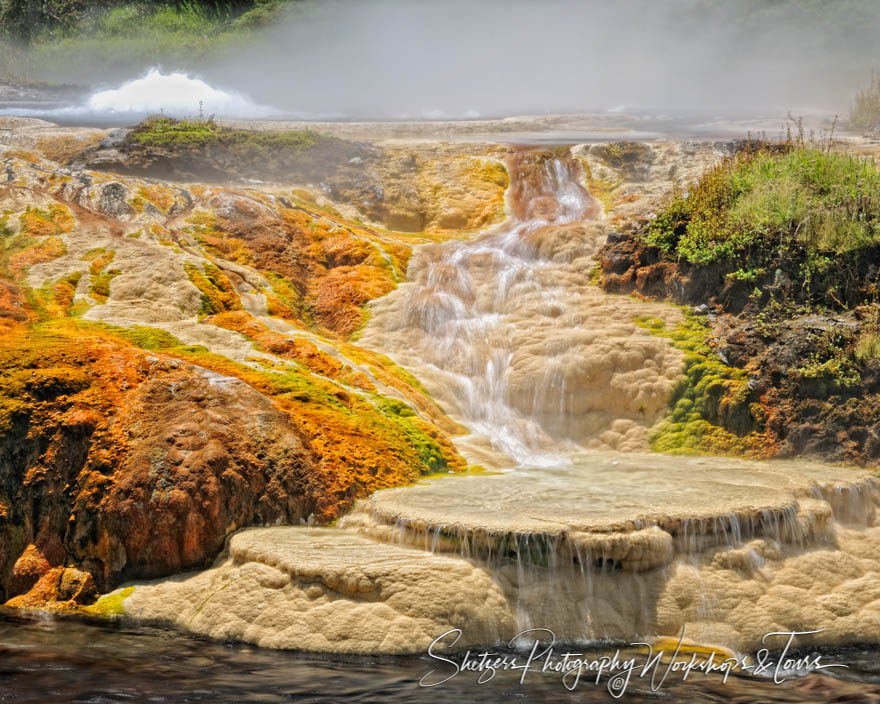 Cascading Hot Springs of Yellowstone