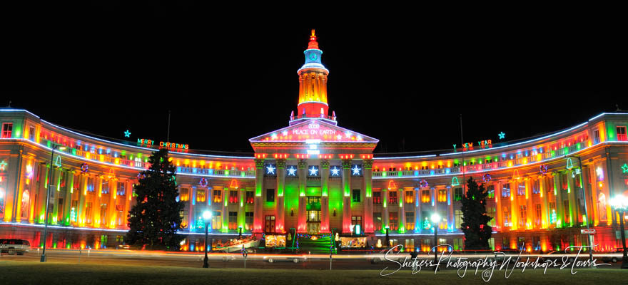 City and Country Building in Denver Colorado Christmas