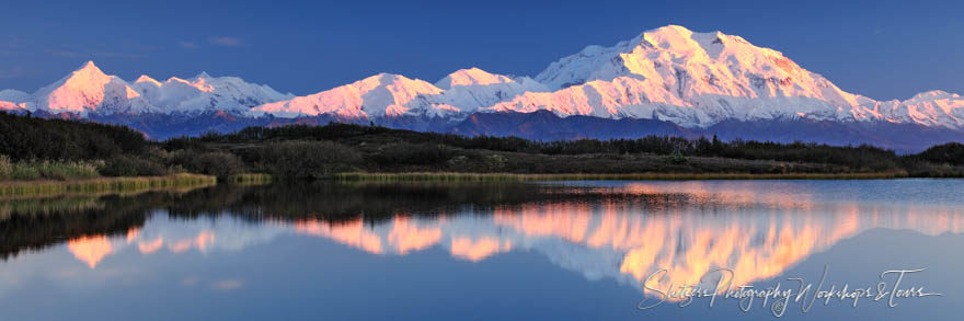 Denali or Mount McKinley Mountain with reflection