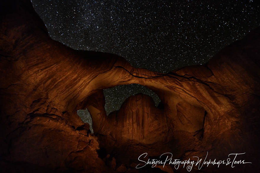 Double Arch at Night