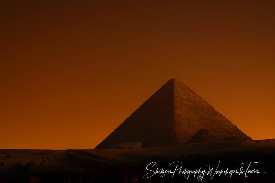 Giza Egypt Pyramid by Sunset