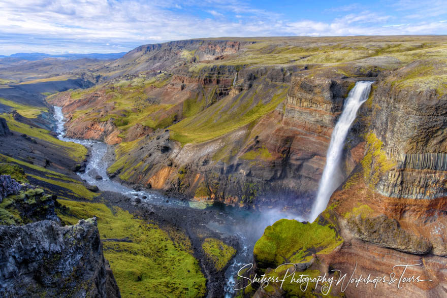 Haifoss Waterfall in Iceland