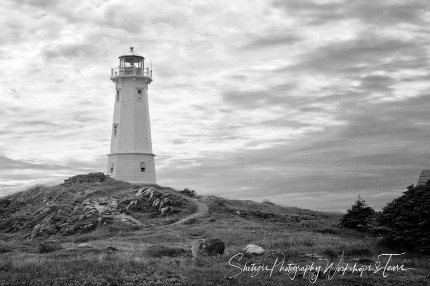 Louisbourg Lighthouse in Nova Scotia Canada