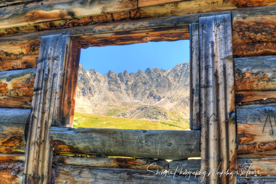 Mayflower Gulch Cabin with Mountains 20090809 132544