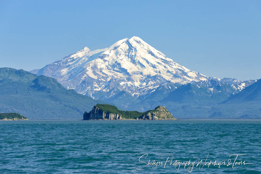 Mount Redoubt with Island