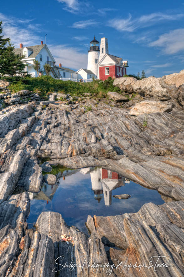 Pemaquid Point Light with reflection
