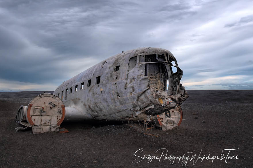 Plane Crash Wreckage in Iceland