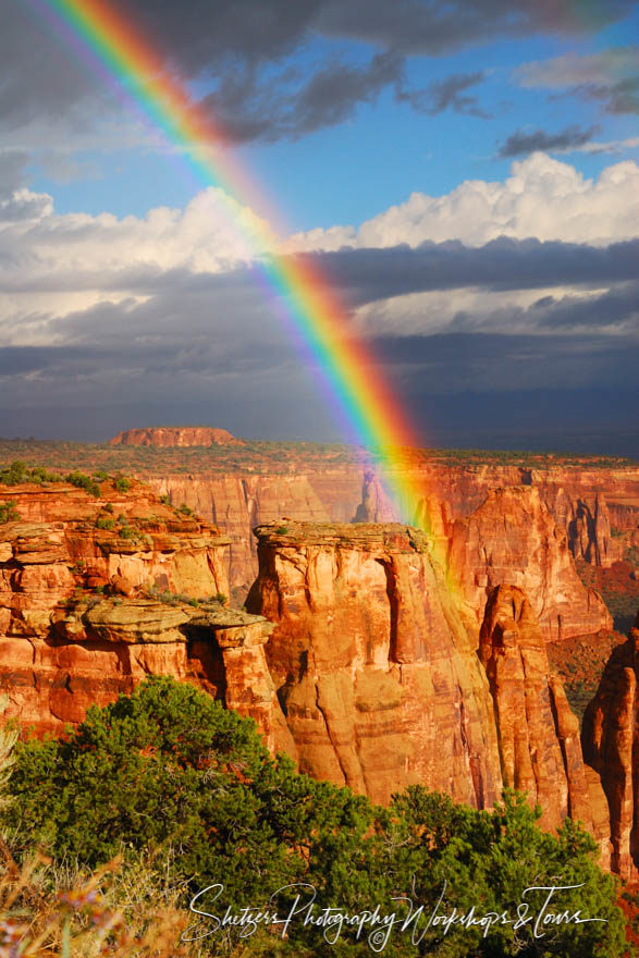 Rainbow over Colorado National Monument