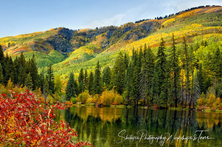 Reflections at Lizard Lake outside Marble Colorado