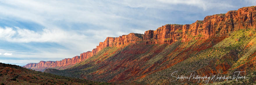 Sandstone Cliffs outside of Moab Utah