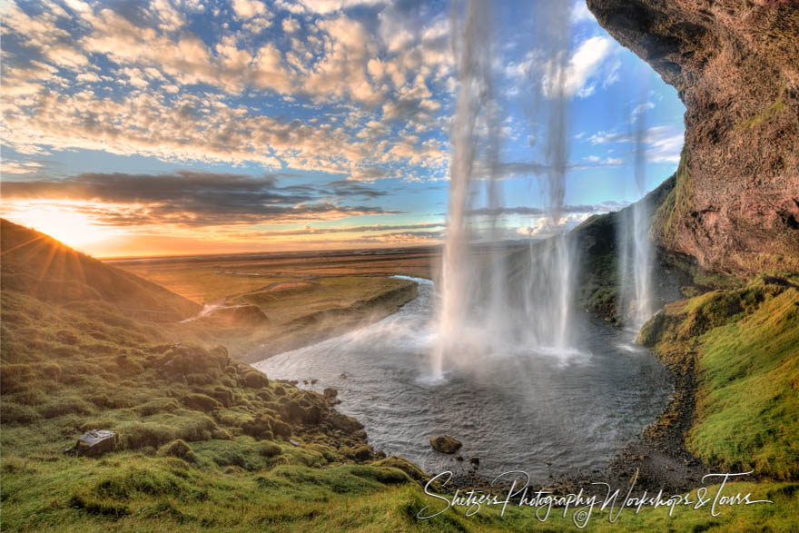 Seljalandsfoss Sunset in Iceland