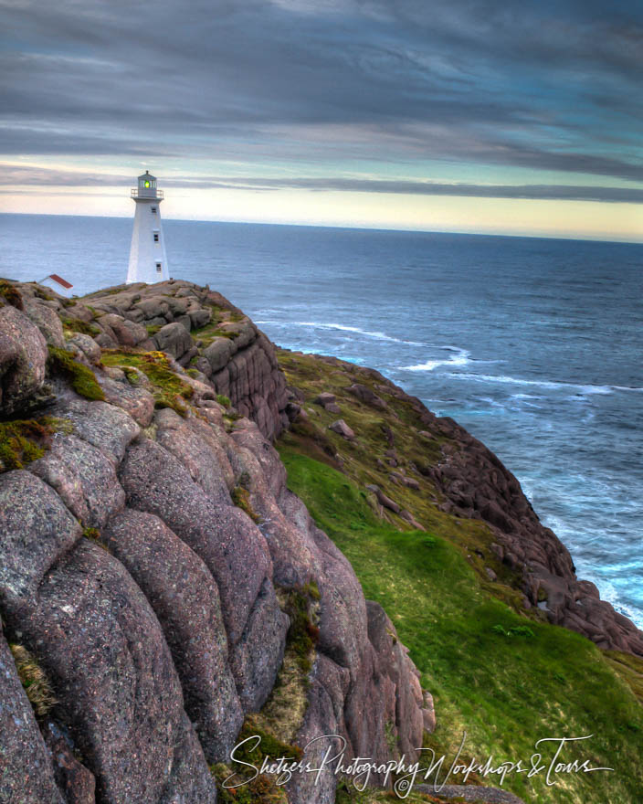 Setting Sun over Cape Spear Lighthouse Newfoundland 20110618 182945
