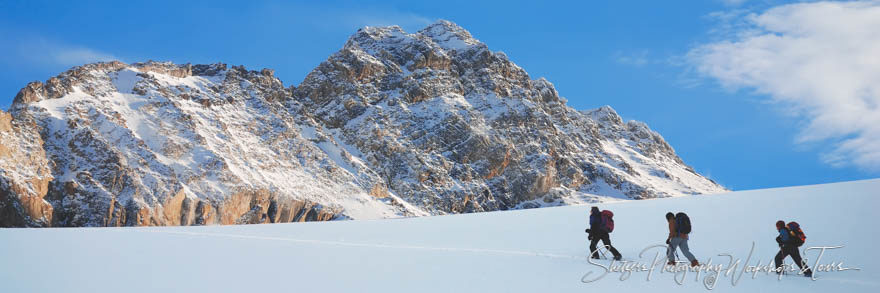 Skiers Ascend in British Columbia