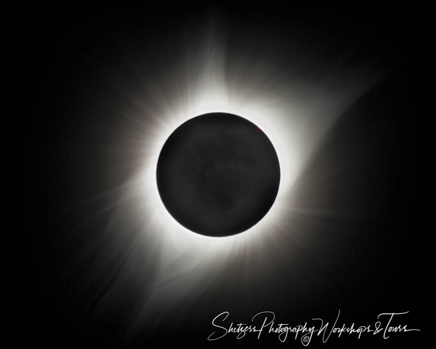 Solar Eclipse with earth glow and corona 20170821 114424