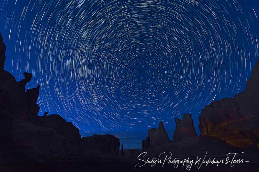 Star Trails in Arches National Park 20160229 211309