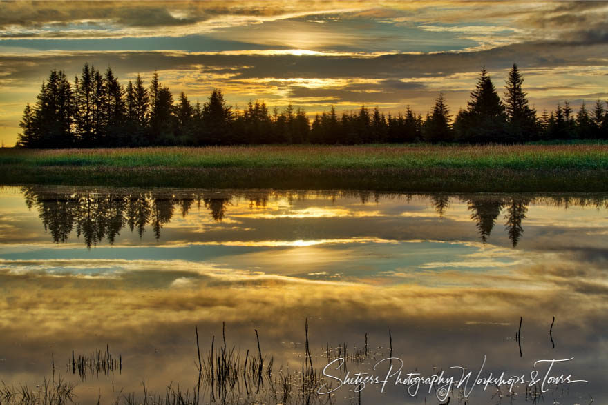 Sunrise at Lake Clark National Park