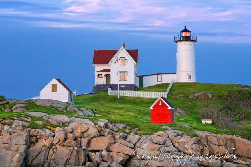 Sunset at Cape Neddick Maine