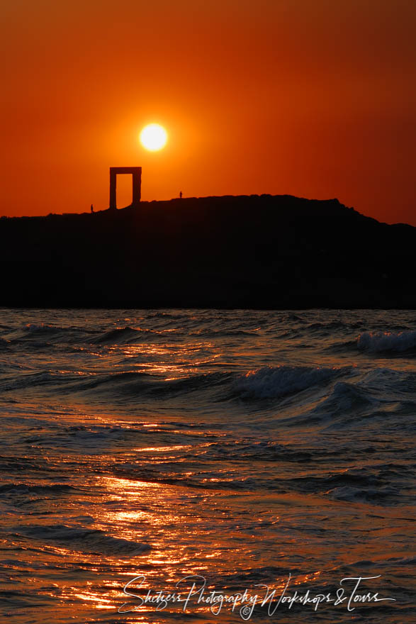 Sunset on the Temple of Apollo in Greece 20070629 201924