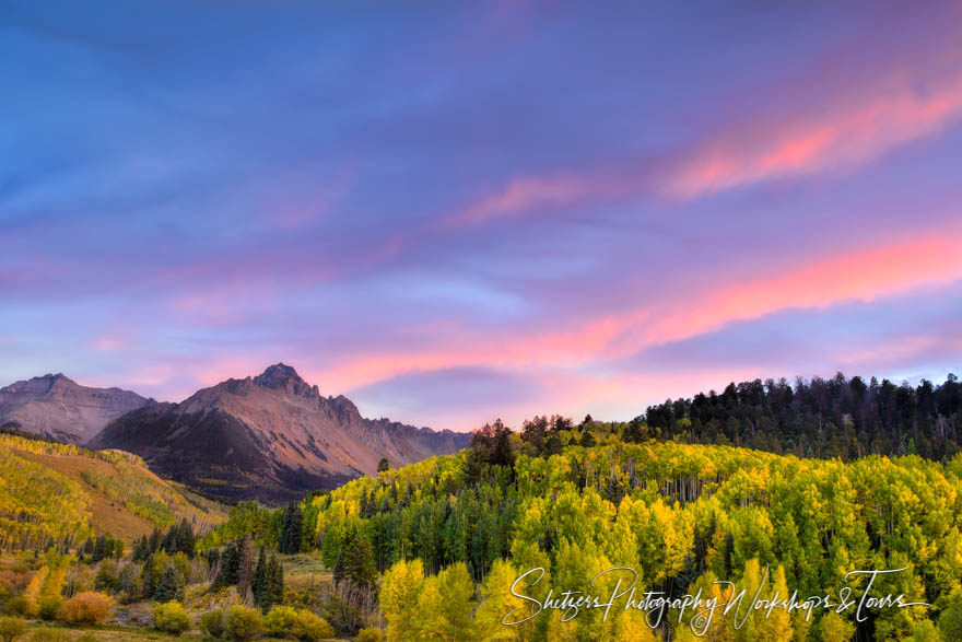 Sunset over Mt. Sneffels