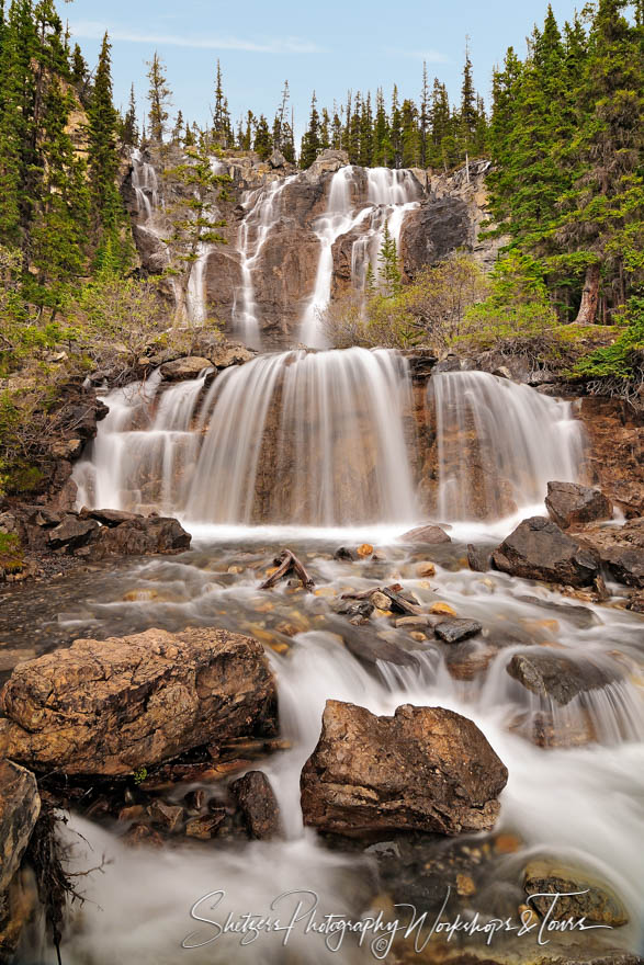 Tangle Creek Falls in Jasper National Park Canada 20101201 170351