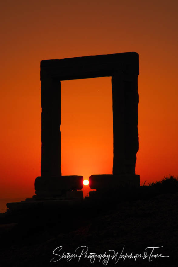 Temple of Apollo in Naxos Greece