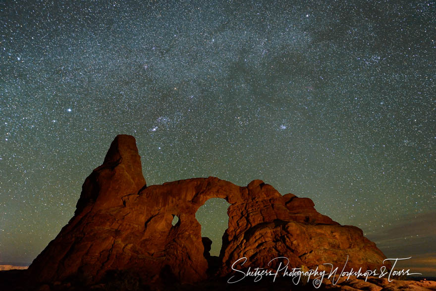 Turret Arch by night in Arches National Park 20150214 222106