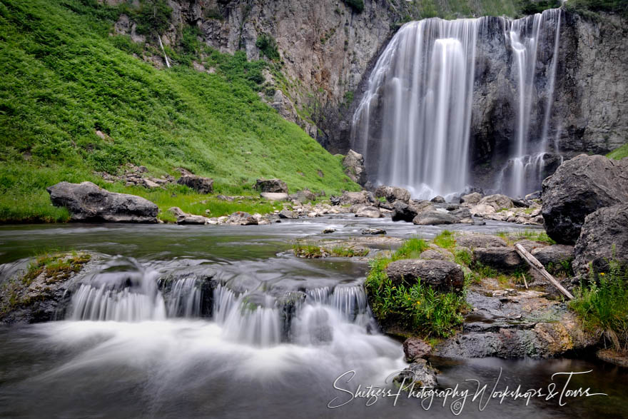 Waterfalls of Yellowstone Dunada Falls 20090723 191554