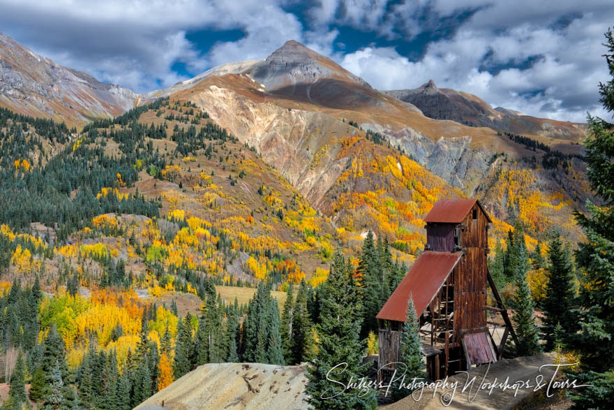 Yankee Girl mine during fall colors