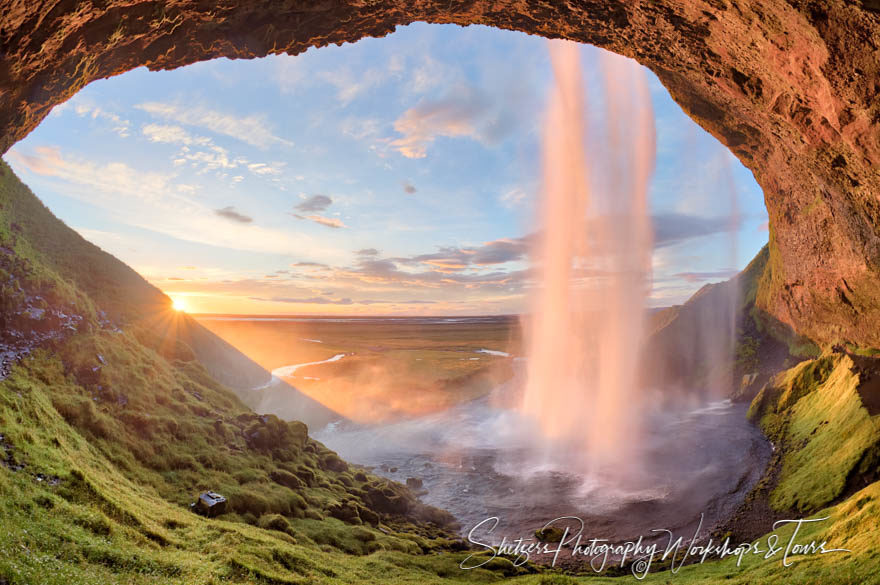 Waterfall Sunrise Photography