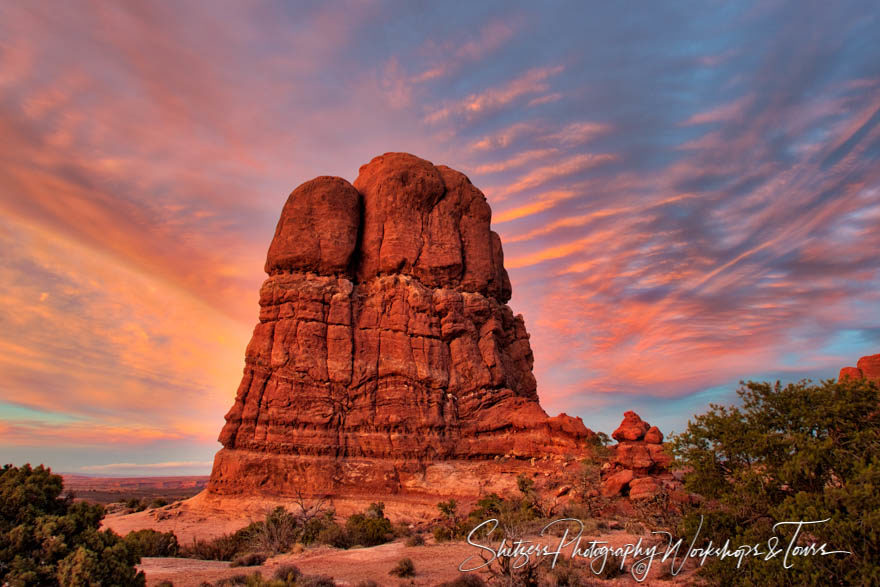 Arches National Park at Sunset