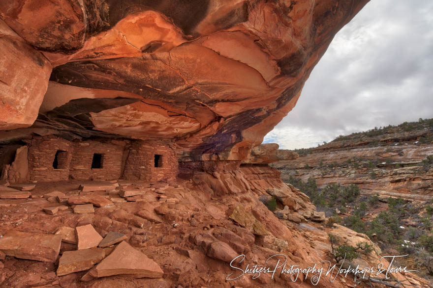 Fallen Roof ruin in Utah