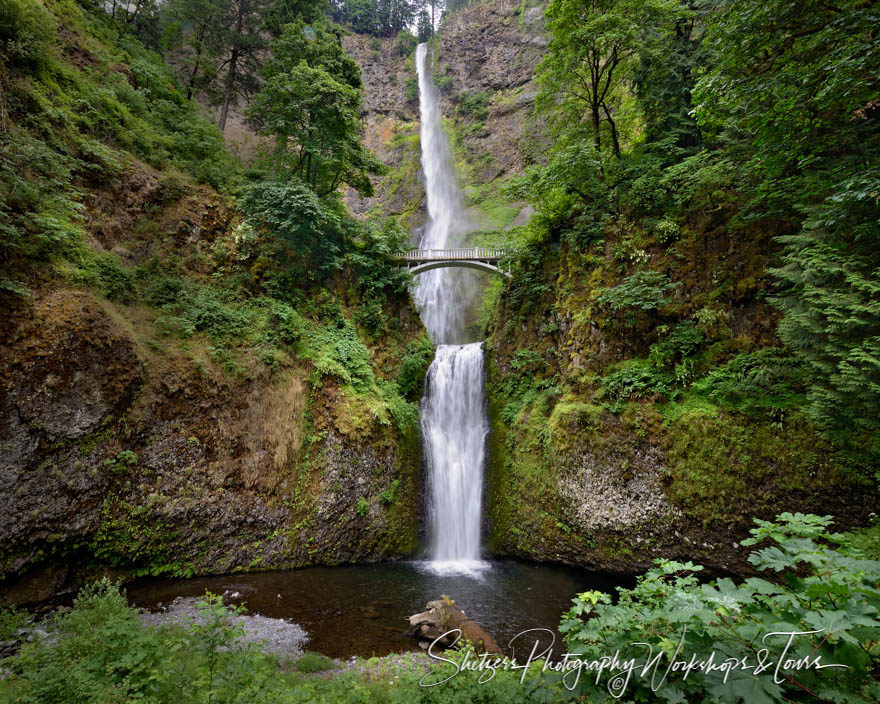 Multnomah Falls in the Columbia River valley area