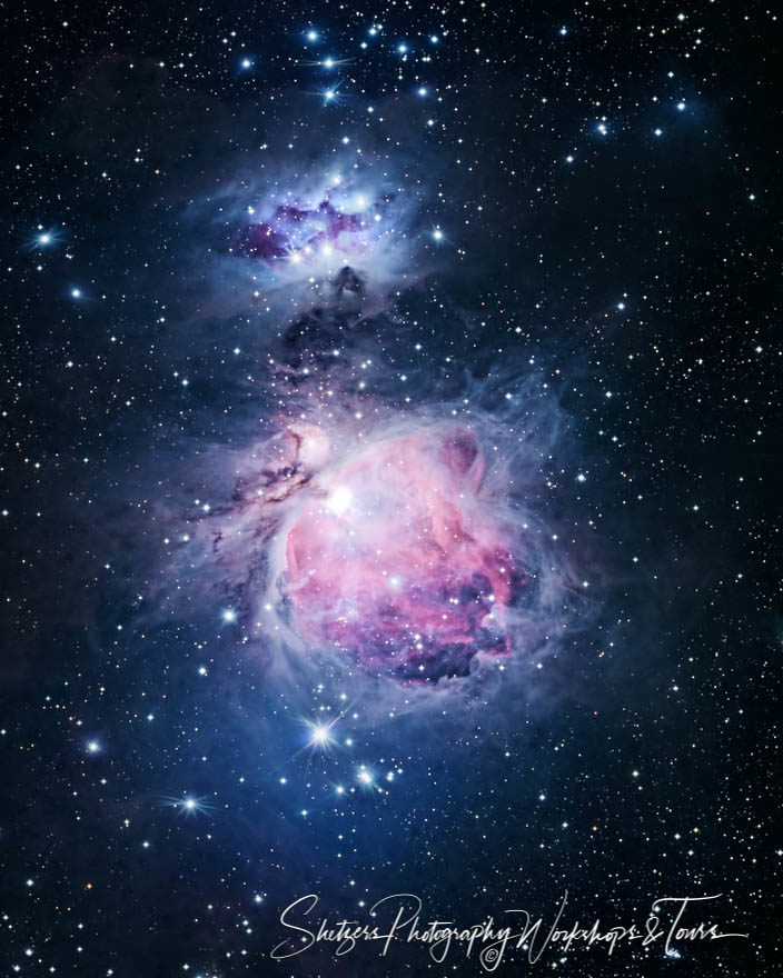 Orion and Running Man Nebulae