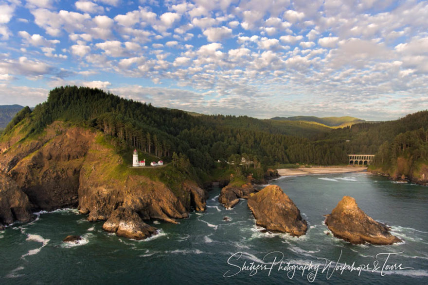 S Heceta Head aerial image