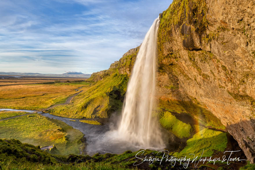 The magnificent Seljalandsfoss waterfall