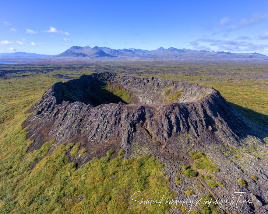Eldborg Crater in Iceland