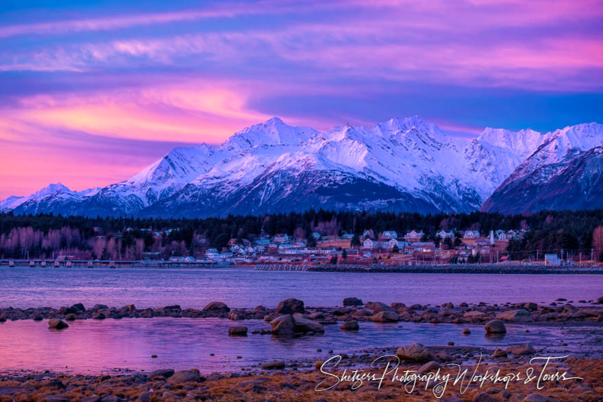 Sunrise over Fort Seward Haines Alaska 20181116 074245