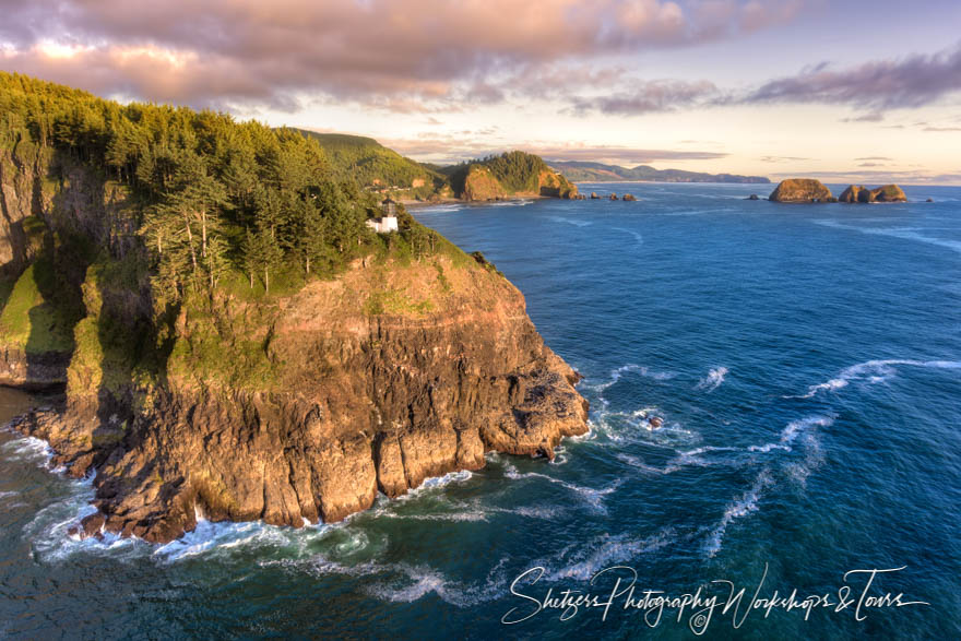 Cape Blanco Lighthouse Aerial Shot 20160722 201816