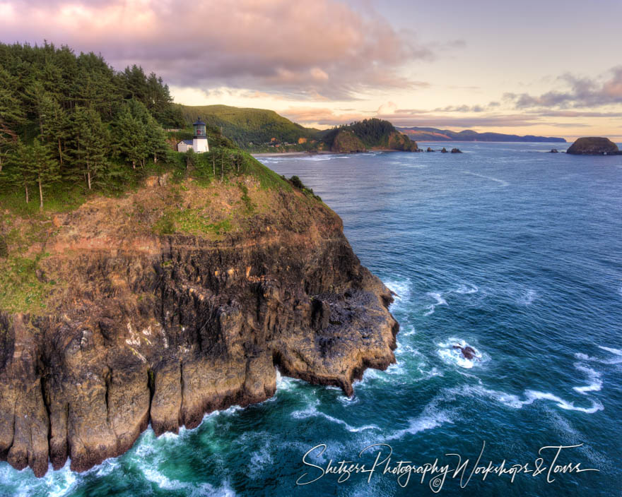 Cape Blanco Lighthouse Drone Shot 20160722 202656