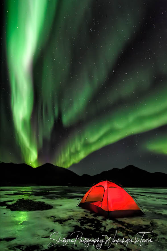 Green Northern Lights Alaska