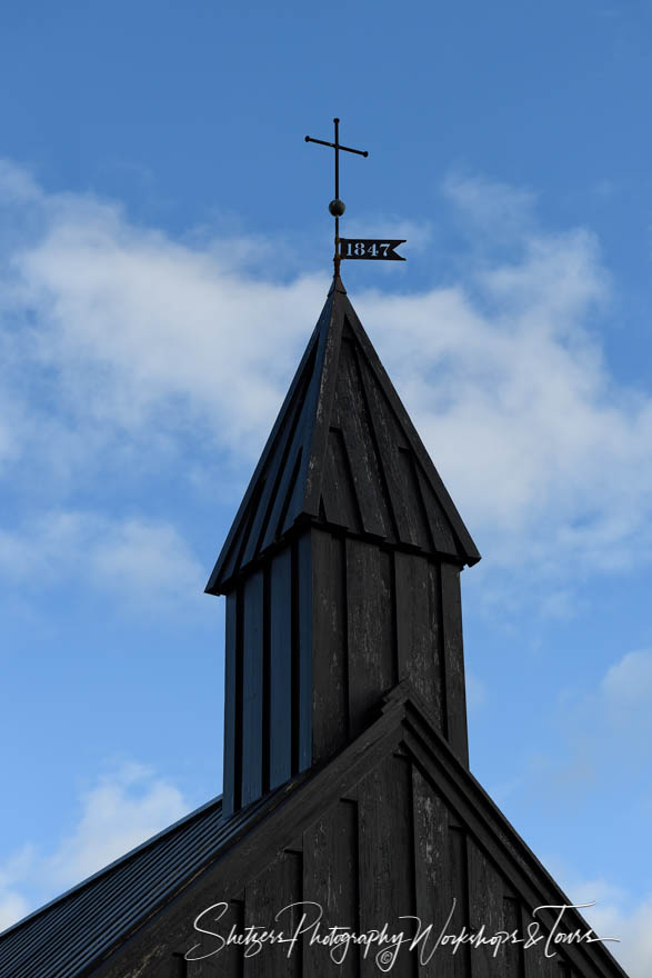 Black Church Steeple in Budir Iceland 20180914 093221