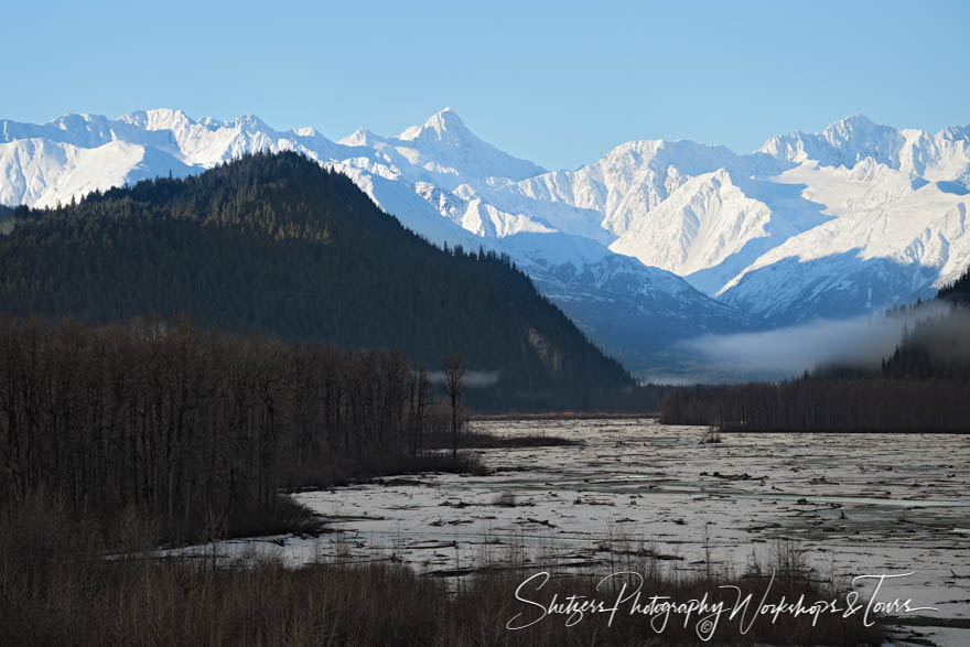 Klehini River Valley in Alaska