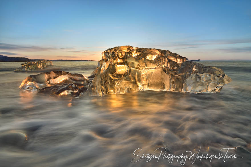 Melting Iceberg on Cloudy Water in Iceland 20190903 231035