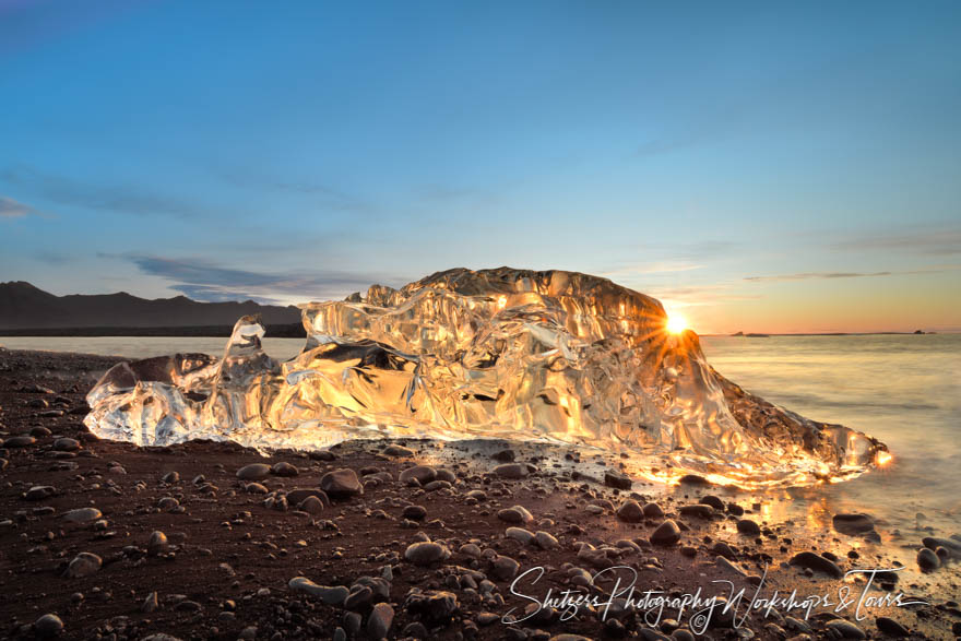 Sunrise Over Iceberg at Jokulsarlon Iceland 20190903 230440